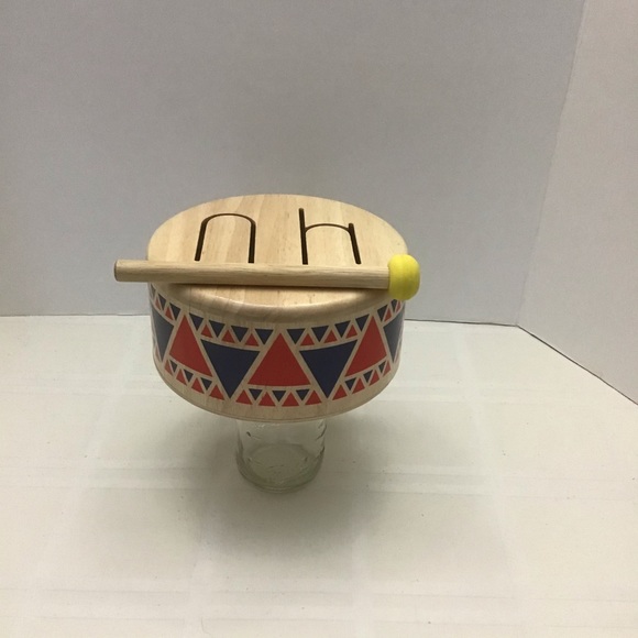 plan toys wooden drum